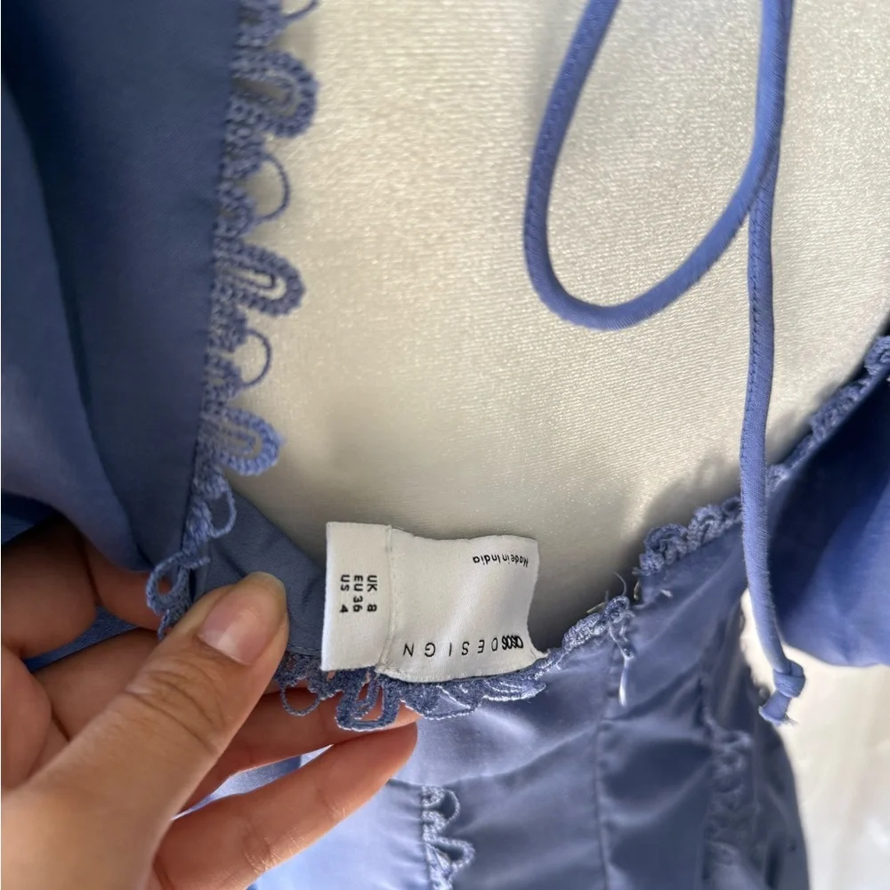 ASOS Backless Blue Dress - Picture 4 of 4